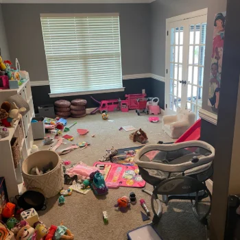 Room before tidying