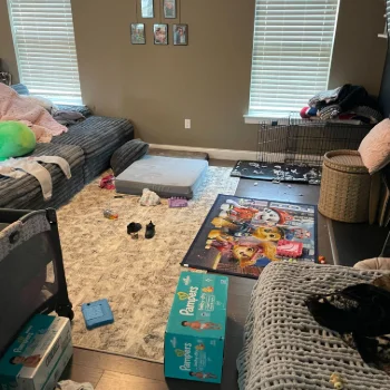 Room before tidying